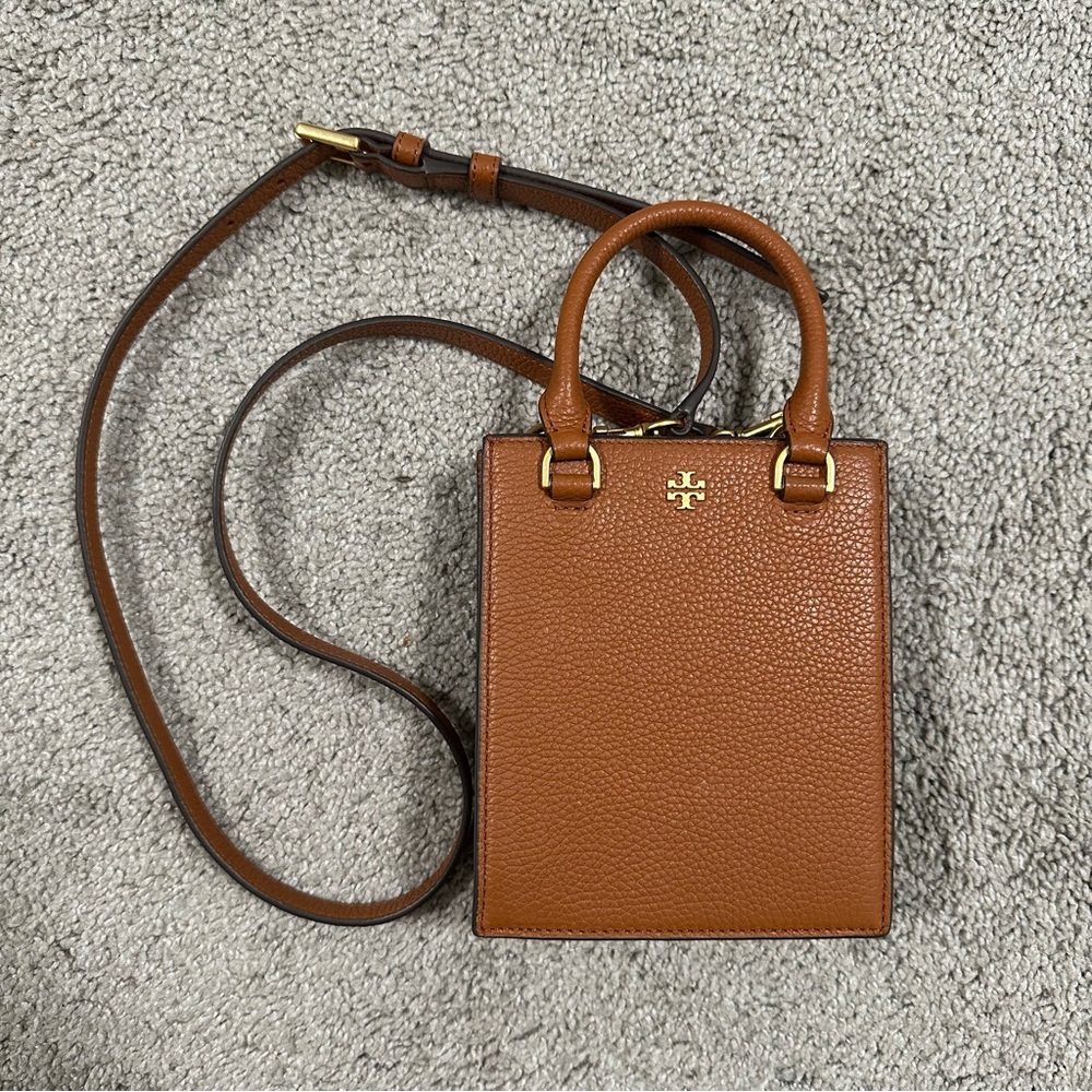 Tory Burch Emerson tan mini bag